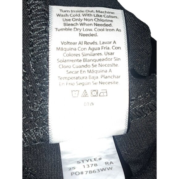 Wonder Nation Womens XL Jegging Black Polyurethane & Rayon Blend Size 14-16 - Picture 9 of 11